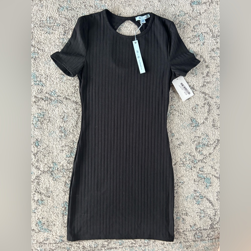 She + Sky Black Dress NWT